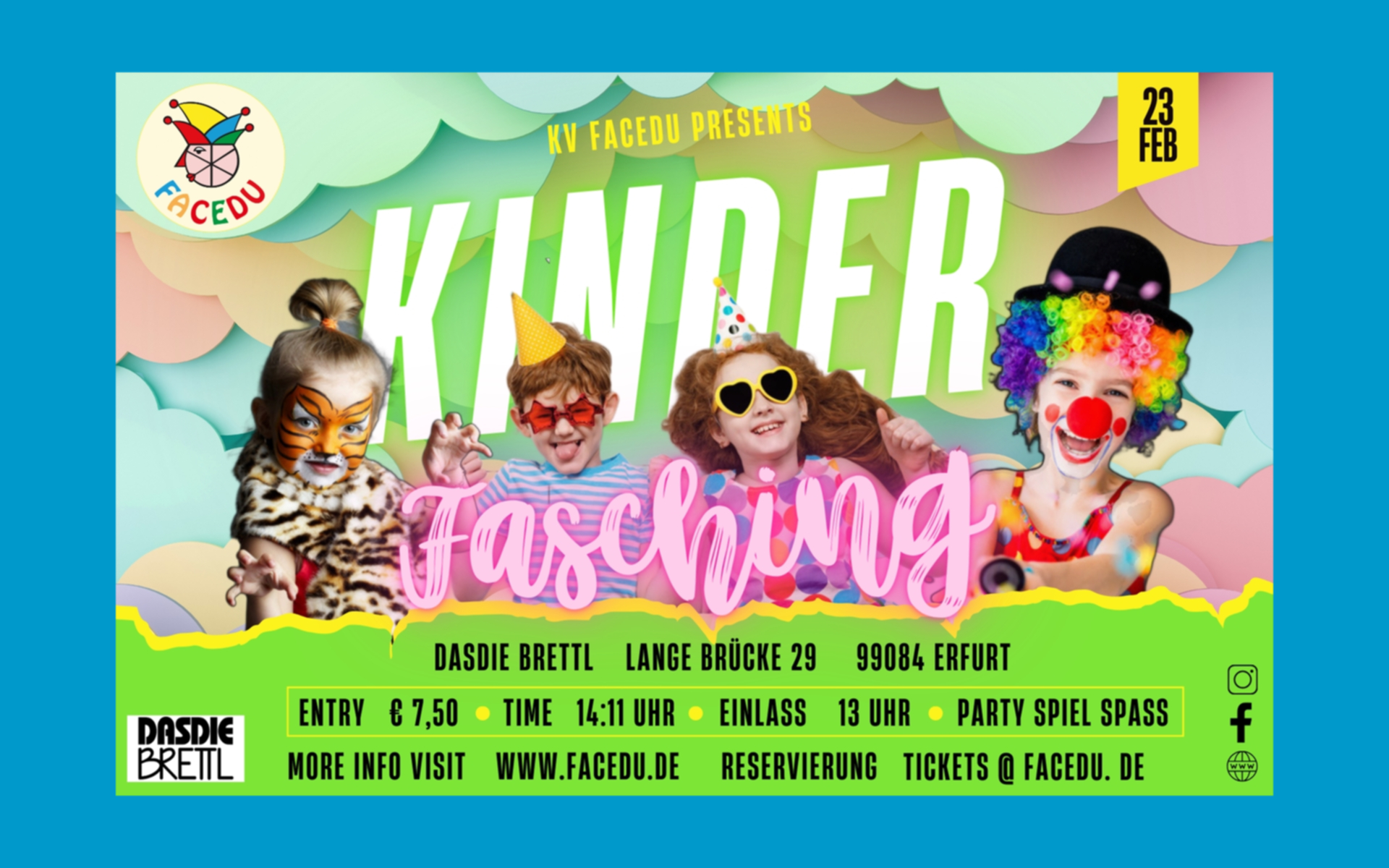 Slider Kinderfasching 2025