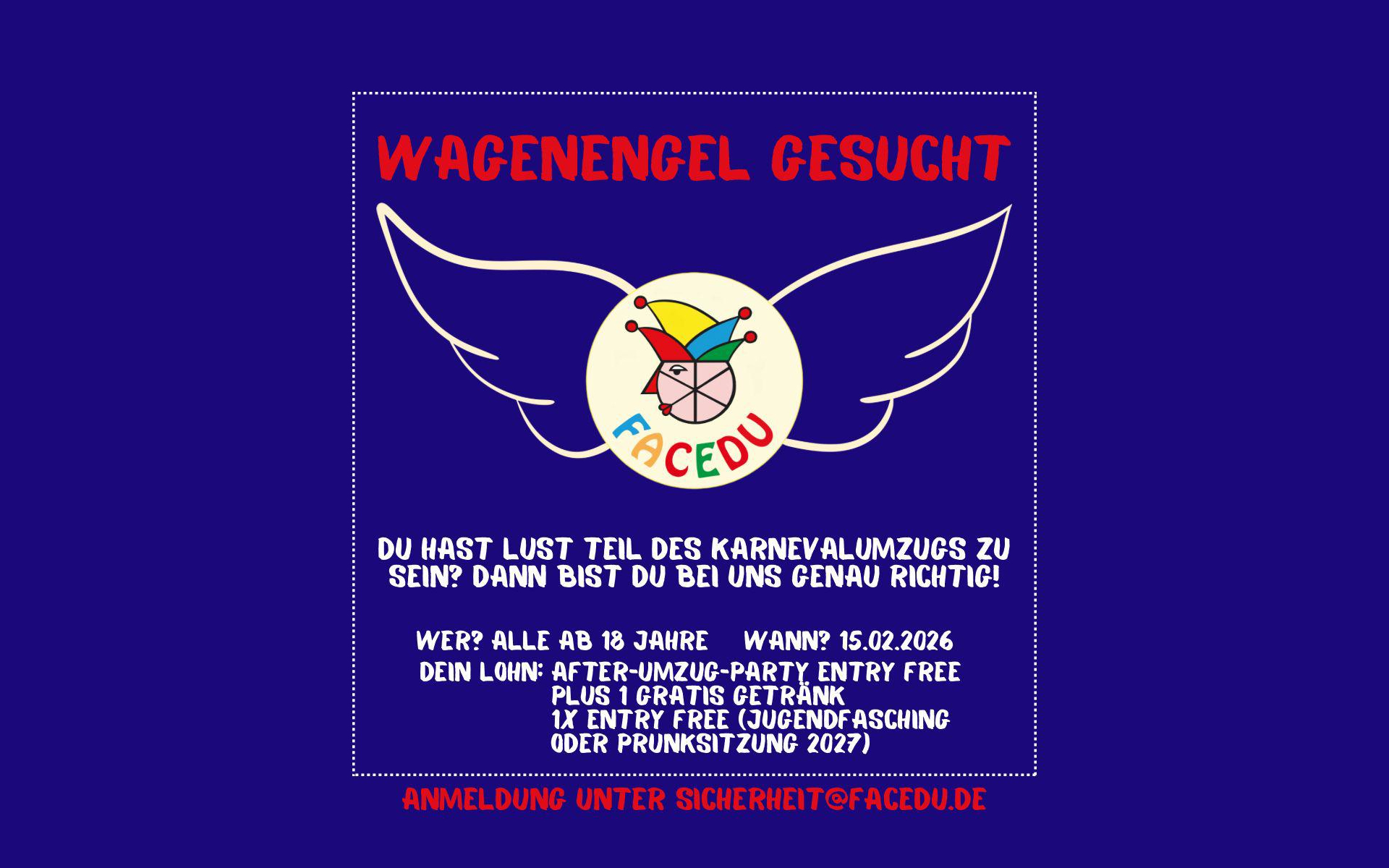 Wagenengel 2026 HP Slider